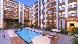 Studio moderne avec piscine