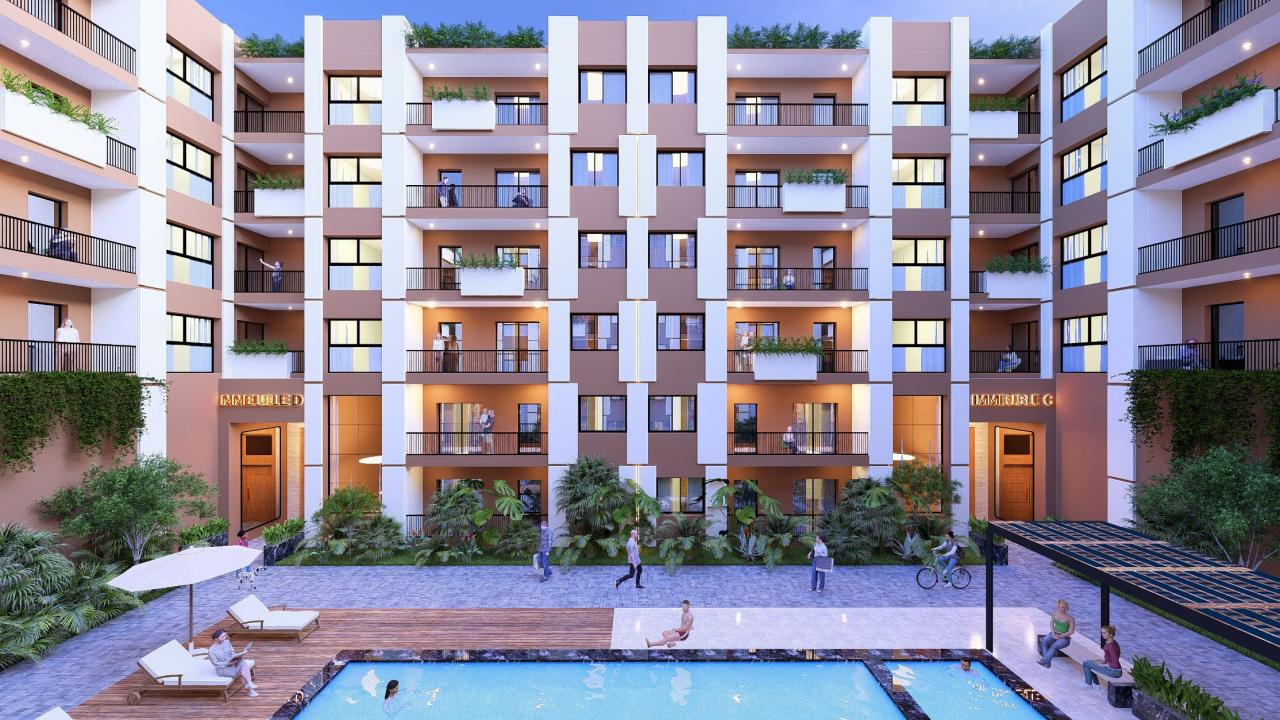 شقة فاخرة مع مسبح