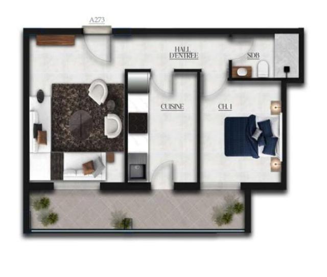 Studio moderne à vendre à Tanger