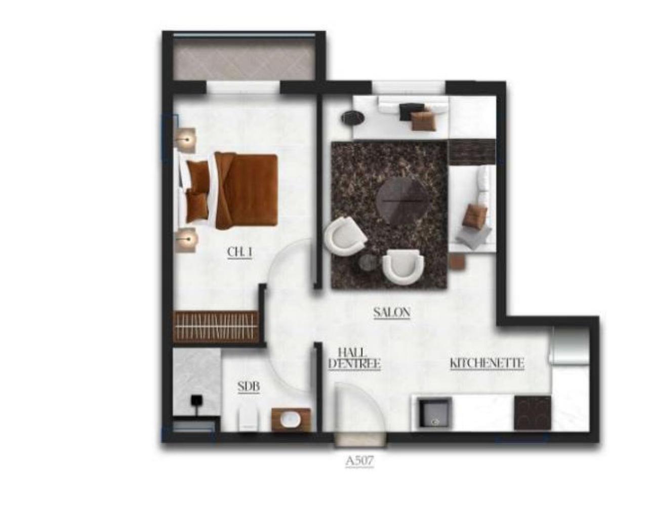 Studio moderne à vendre à Tanger