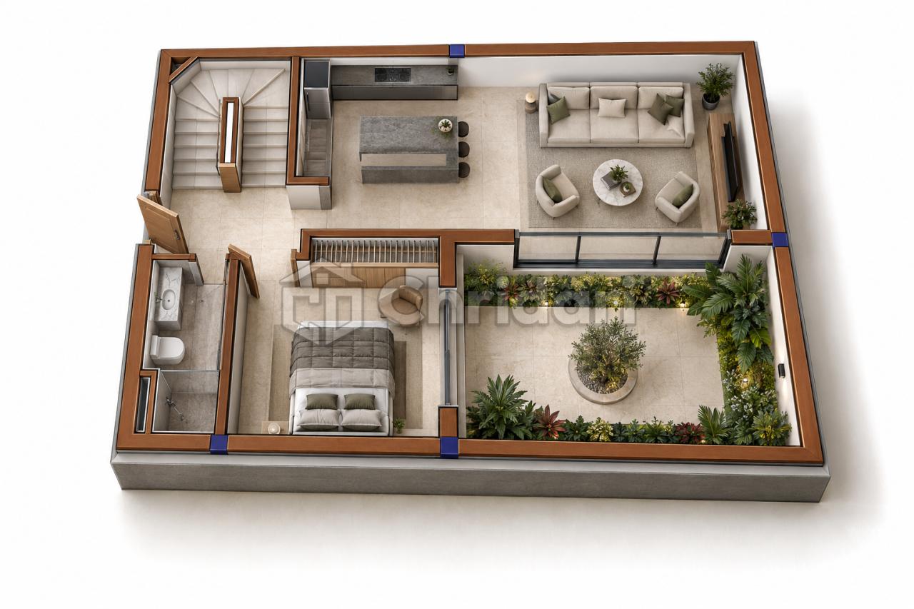 Duplex neuf de 3 chambres à vendre à Marrakech