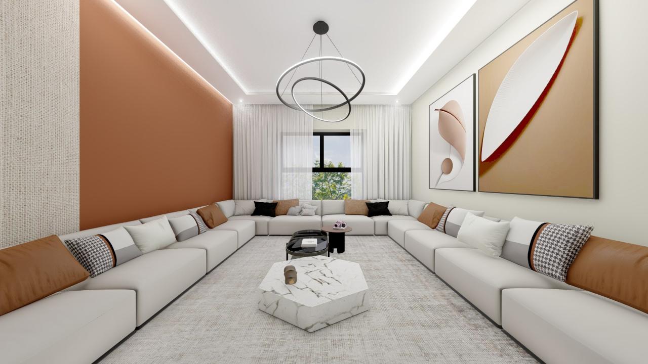 Modern duplex with pool