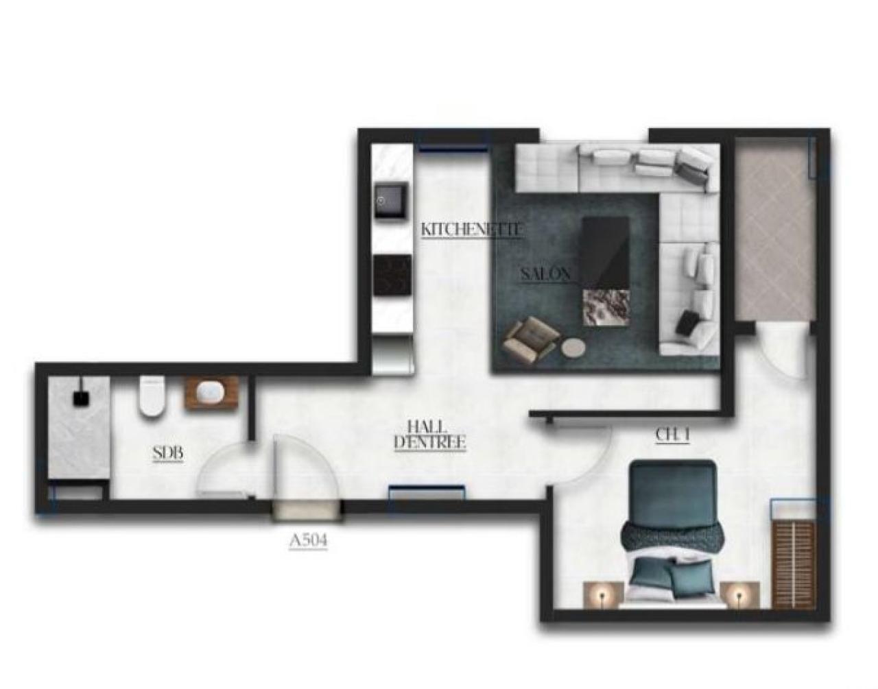 Studio moderne à vendre à Tanger