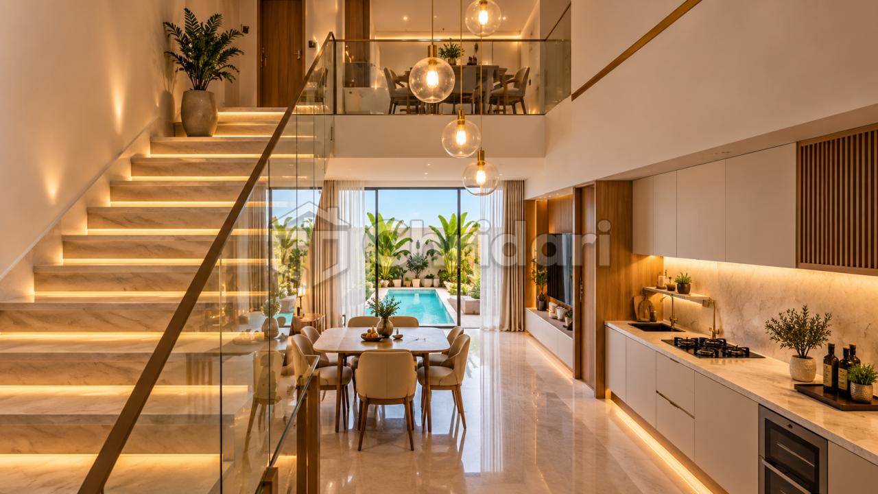 High-end duplex with private pool in Victor Hugo, Marrakech