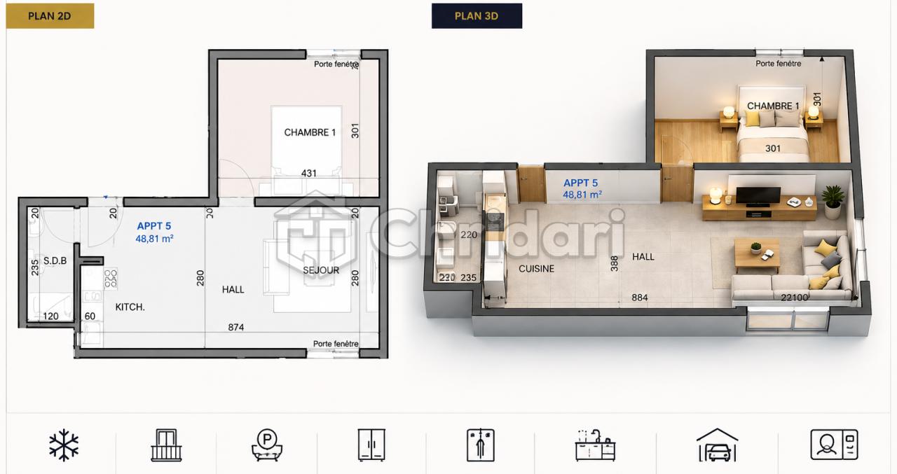 Luxury studio for sale in Marrakech
