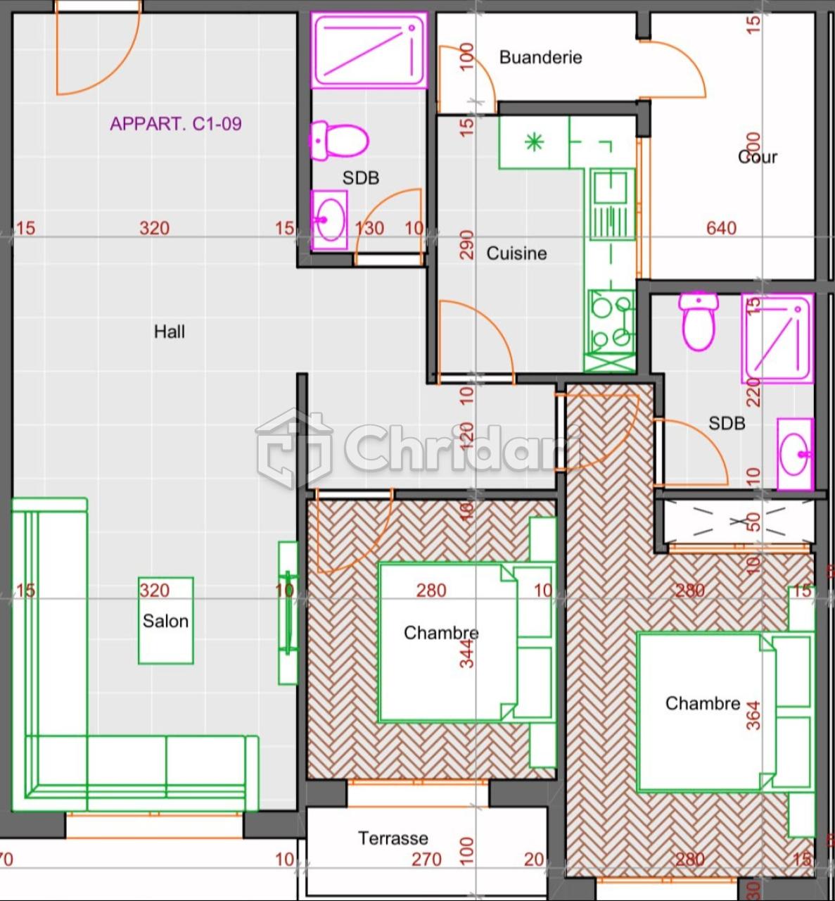 Appartement avec jardin à vendre à Marrakech