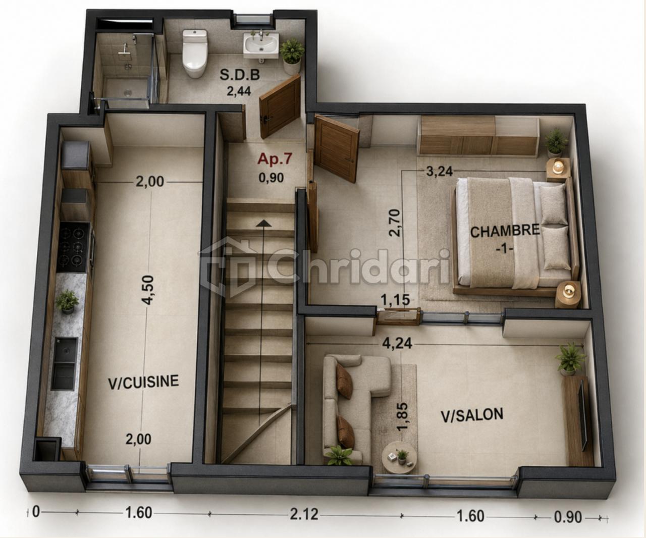 High-end duplex for sale in Victor Hugo, Marrakech